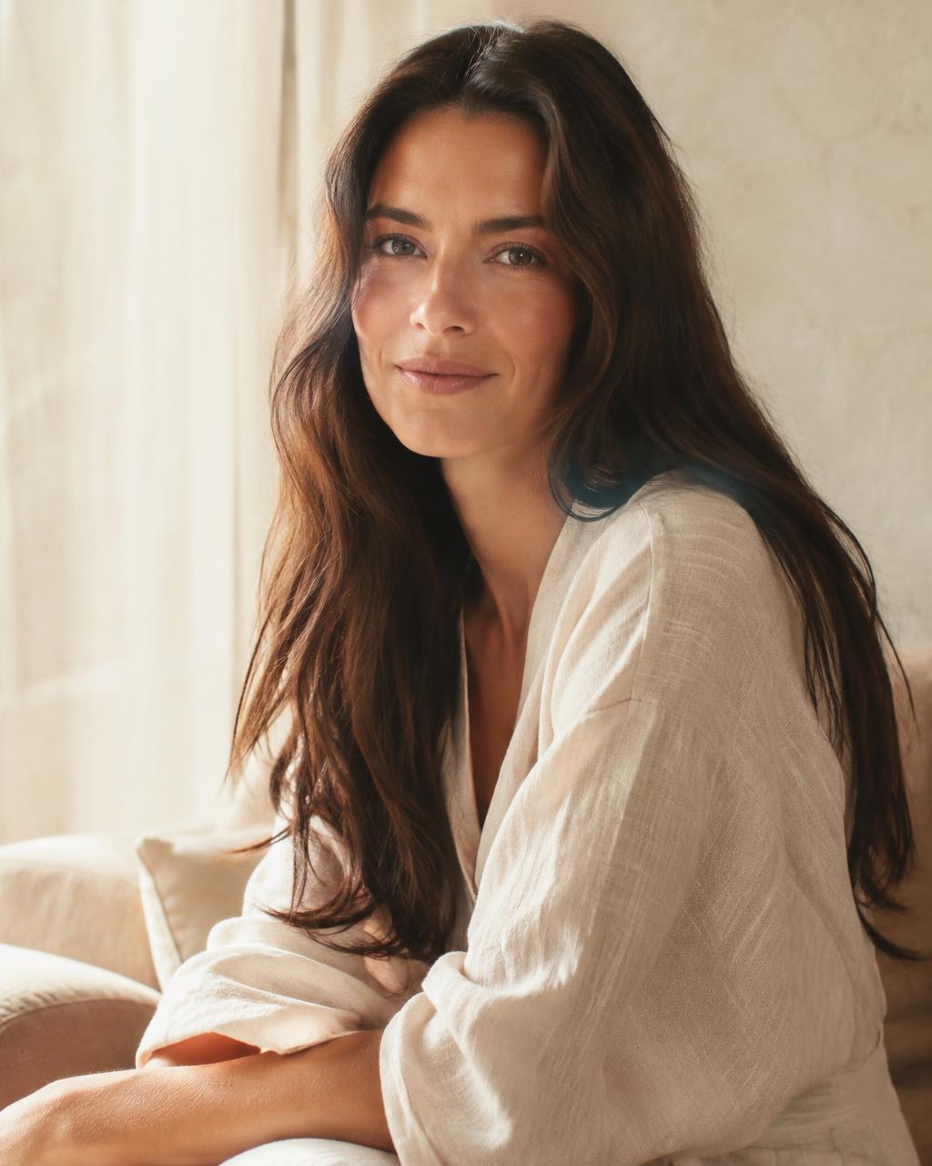 Woman relaxing in natural light